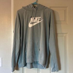 blue nike hoodie
